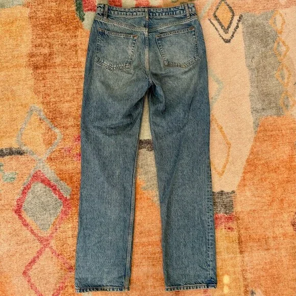 Reformation Cynthia High Rise Blue Jeans - Picture 4 of 7